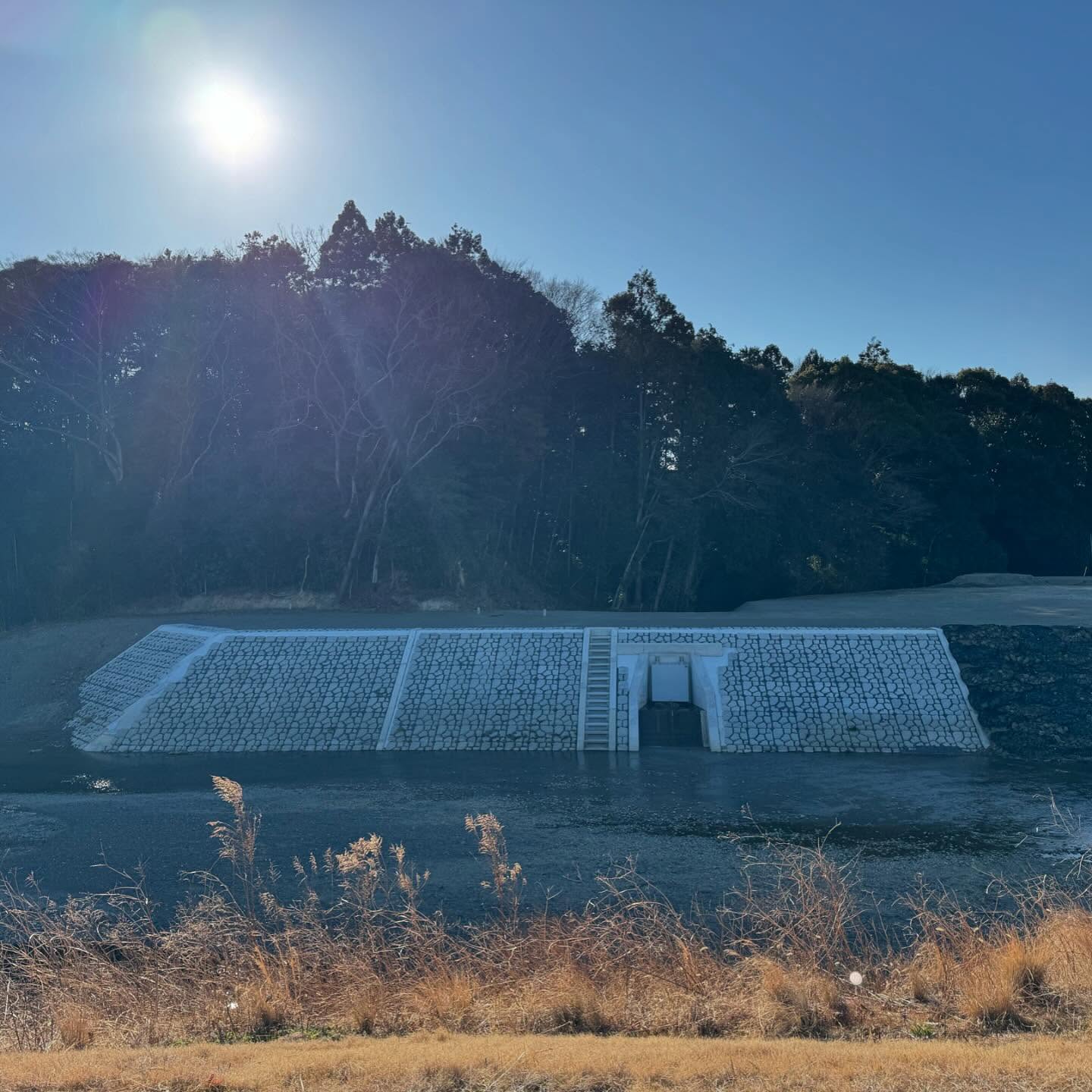 🦺敷地川樋門工事